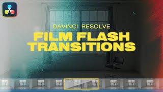 Film Flash Transitions for DaVinci Resolve