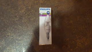 Philips LED 5.5w 470lm 2700k Candle Lightbulb
