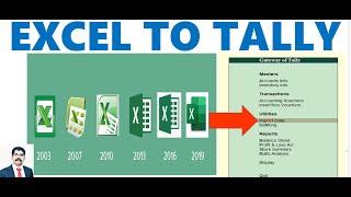 How To Import Data From Excel To Tally  Excel To Tally  Import XML Data