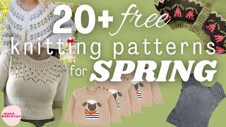 20+ FREE Spring Knitting Patterns Create Stunning Projects with Blossoming Designs