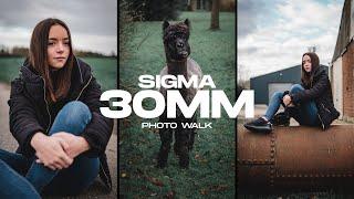 Sigma 30mm 1.4 Portrait Photo Walk Ep10 Sony A6500