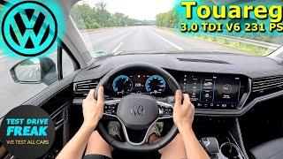 2024 Volkswagen Touareg 3.0 TDI V6 231 PS TOP SPEED AUTOBAHN DRIVE POV