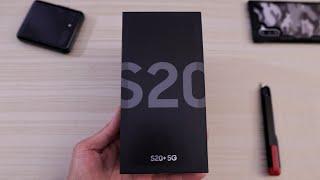 Samsung Galaxy S20 Plus UNBOXING