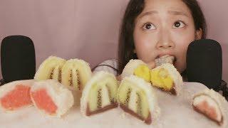 모찌모찌한 10가지 과일 찹쌀떡 이팅 ASMR Fruit ChapssaltteokMochi Eating Sound