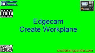 How To Create New Work Planes in Edgecam