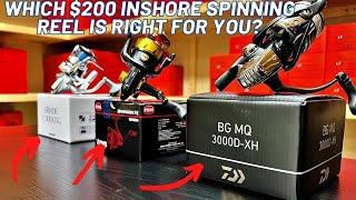 SHIMANO vs PENN vs DAIWA $200 Inshore Spinning Reel Comparison