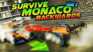 SURVIVE MONACO...BACKWARDS IN HEAVY RAIN - F1 2020 Extreme Damage Game Mod