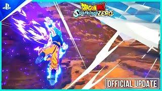 NEW Sparking ZERO Update - Goku SSb vs Vegeta Beam Deflections Gameplay