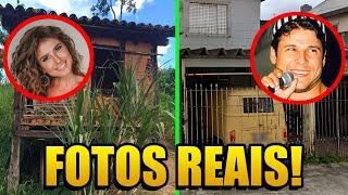 As CASAS dos Famosos ANTES da Fama