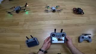 Dji Air 3 Mini 4 Pro Avata startup and noise