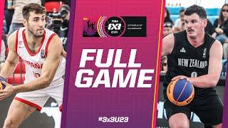 Spain  vs New Zealand   Men  Full Quarter-Finals Game  FIBA 3x3 U23 World Cup 2024