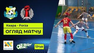 Огляд матчу  Квара 02 Forza  Елітний дивізіон. 12-й тур  Футзал  Highlights