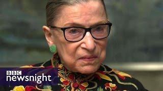 Justice Ruth Bader Ginsburg rare interview Its not the best of times - BBC Newsnight