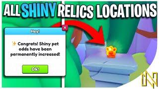 All 5 New Shiny Relic Locations in Update #4 - Pet Simulator 99