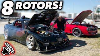 8 ROTORS of INSANITY - TWO 4 Rotor RX-7s Extremely Rare