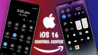 How To Apply iOS 16 Control Center In Any Android Devices  ios 16 control center