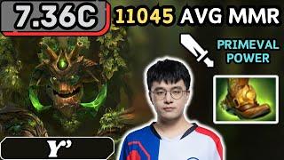 7.36c - Y TREANT PROTECTOR Hard Support Gameplay - Dota 2 Full Match Gameplay