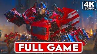 TRANSFORMERS WAR FOR CYBERTRON Gameplay Walkthrough Part 1 FULL GAME 4K 60FPS PC - No Commentary