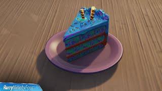 Consume Birthday Cake in Different Matches Locations - Fortnite