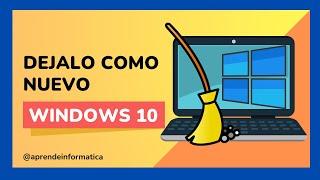 🟢Como FORMATEAR mi pc con WINDOWS 10  SIN PERDER ARCHIVOS