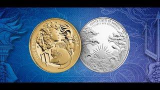 2024 Liberty & Britannia Gold Coin Liberty & Britannia Silver Medal Britannia And Liberty 2024.