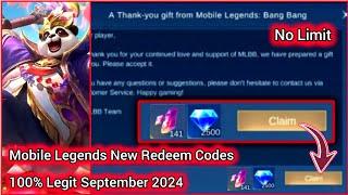 Mobile Legends Redeem Codes September 28 2024 - MLBB Diamond Codes + Starwars phase 2 free Galactic