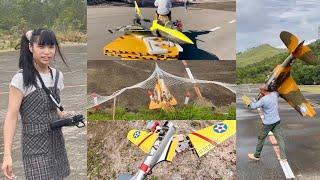 2023 RC Plane Crash Compilation dji FPV & Avata collided EDF Turbine Propellerby dji FPV Avata