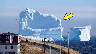 Iceberg Floats Near Small Village – Residents Turn PALE When They See Whats On It