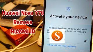 Huawei Nova Y70 Plus MGA-LX9 Remove Huawei ID Bypass FRP. Sigmakey.