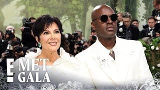 DATE Night for and All White Kris Jenner & Corey Gamble  2024 Met Gala