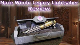 Star Wars Galaxys Edge - Mace Windu Legacy Lightsaber Review