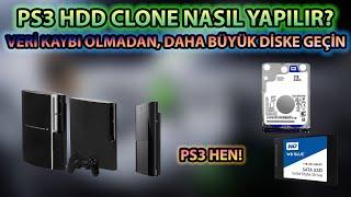 PS3 HDD Clonelama Nasıl Yapılır? PS3 HEN ile Veri Kaybı Olmadan Disk Taşıma