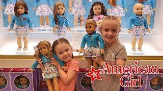 Madison and Trinity Visit The American Girl Doll Store in NY