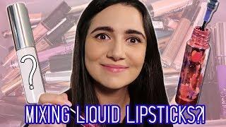 Mixing All My Liquid Lipsticks Together