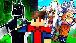 BEN 10 VS PERSONAGENS de ANIMES no MINECRAFT