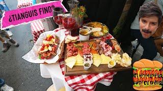 Todo lo que PUEDES comer en TIANGUIS de la LAGUNILLA  La garnacha que apapacha