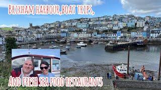 Brixham harbour boat trips and fresh sea food restaurants. A weekend away in the campervan.