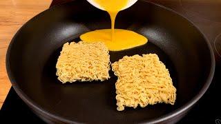 Cook noodles and eggs this way the result is amazing and simple and delicious