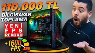 110.000 TL CANAVAR OYUN BİLGİSAYARI - 1600+ FPS REKOR CSGO ULTRA BENCHMARK