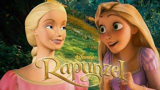 Two Rapunzels DisneyBarbie Crossover