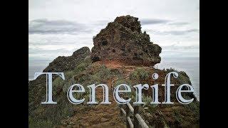 Macizo de Anaga en la parte noreste de Tenerife visto desde un drone .