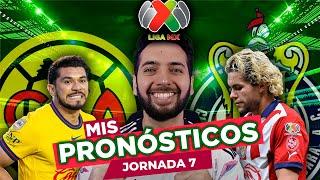 PRONÓSTICOS LIGA MX ️  JORNADA 7  APUESTAS DEPORTIVAS  FUTBOL MEXICANO  APERTURA 2024