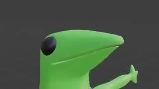 Frog speaking chinese meme