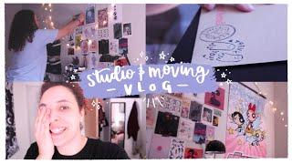 Studio Vlog #12  Moving to Manchester Acer press video and packing orders
