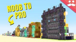 11 Levels of Minecraft Door From Noob to Pro