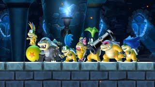 Fighting all koopalings at once in New Super Mario Bros U.