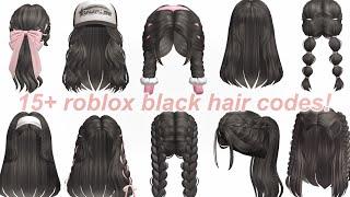 Aesthetic Roblox BLACK HAIR CODES *WITH CODES + LINKS*  ROBLOX BLOXBURG BERRY AVENUE