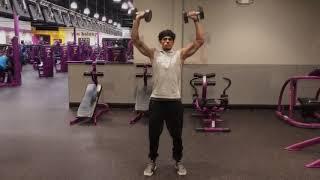 Standing Dumbbell Shoulder Press