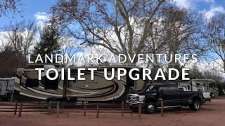 Upgrading our RVs Toilet  Landmark Adventures