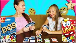 A new CARD DOS game is a friend of UNO. Who will score 200 points first? The rules of the game DOS